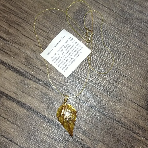 Genuine Diamond Dust Necklace T3 - Picture 3 of 5